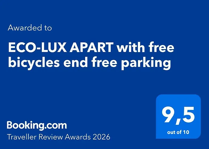 Apartmán Eco-lux With Free Bicycles End Free Parking *